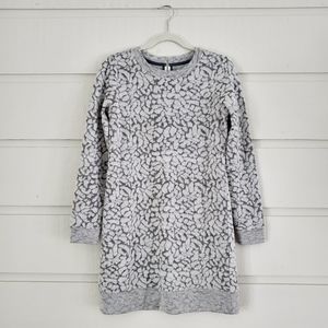 EUC Lou & Grey Leopard Print Sweater Dress XSmall